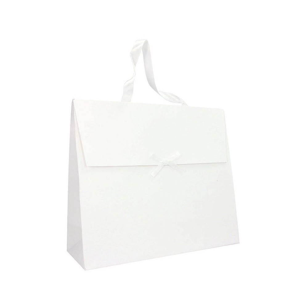 GIFT BAG CORDINO WHITE 24X11X20CM